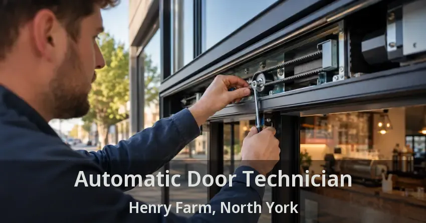 Automatic Door Technician Henry Farm, North York - ON