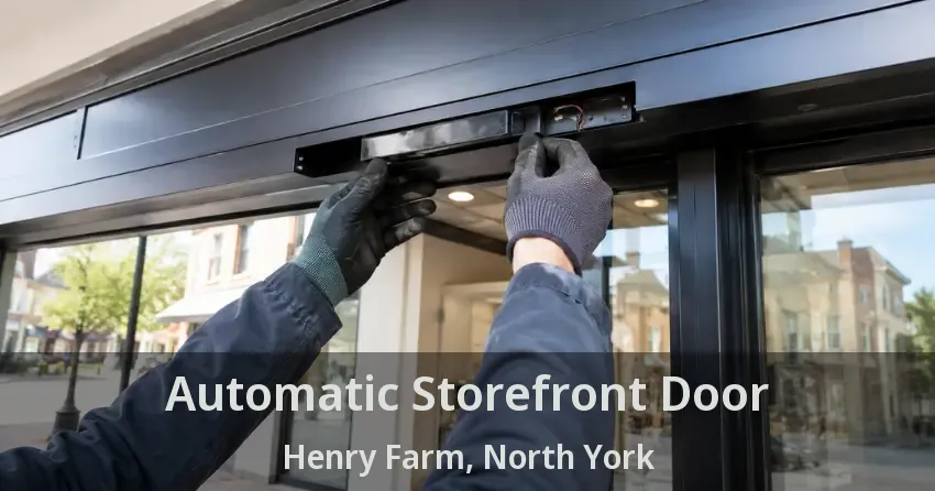 Automatic Storefront Door Henry Farm, North York - ON