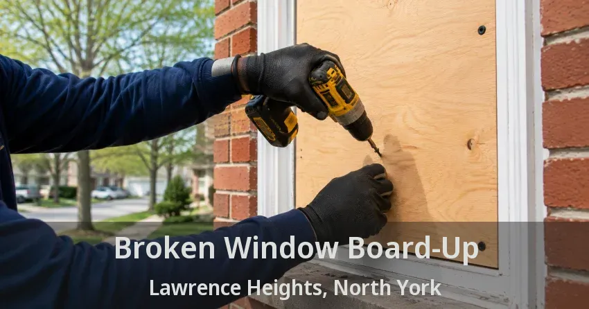 Broken Window Board-Up Lawrence Heights, North York - ON