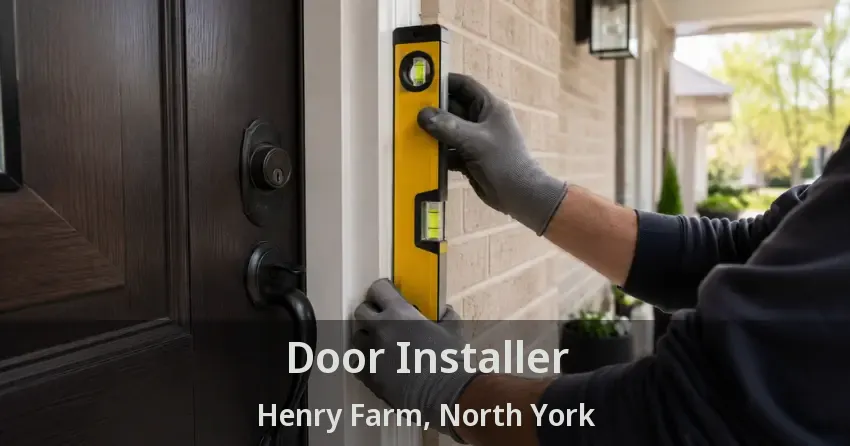 Door Installer Henry Farm, North York - ON