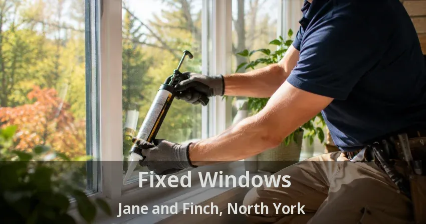 Fixed Windows Jane and Finch, North York - ON