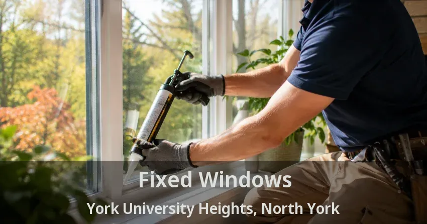 Fixed Windows York University Heights, North York - ON