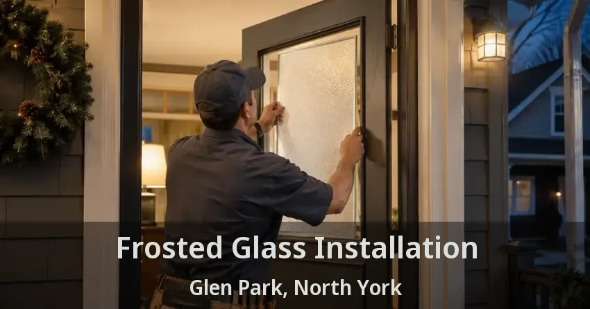 Frosted Glass Installation Glen Park, North York - ON