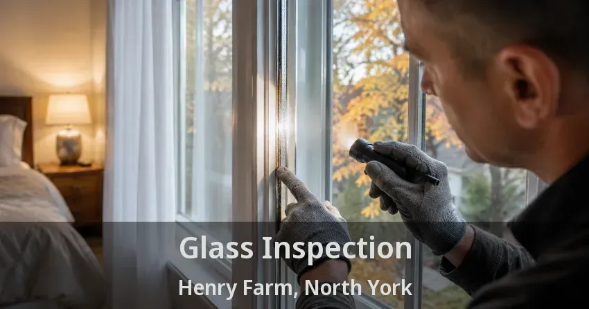 Glass Inspection Henry Farm, North York - ON