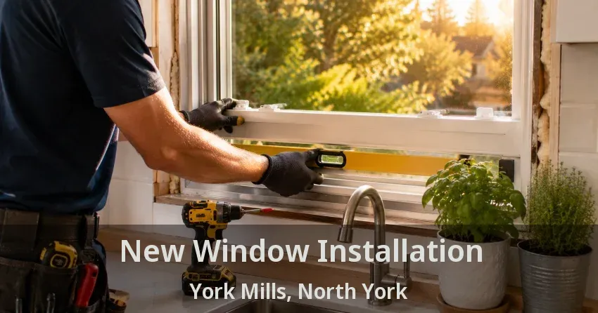New Window Installation York Mills, North York - ON