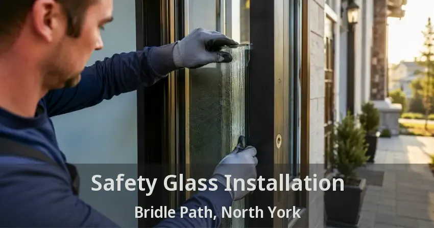 Safety Glass Installation Bridle Path, North York - ON