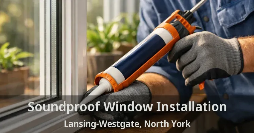 Soundproof Window Installation Lansing-Westgate, North York - ON
