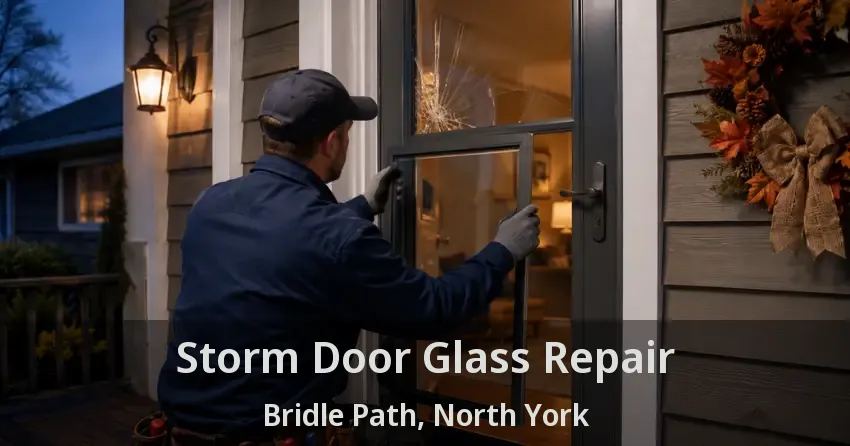 Storm Door Glass Repair Bridle Path, North York - ON