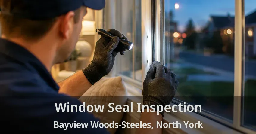 Window Seal Inspection Bayview Woods-Steeles, North York - ON
