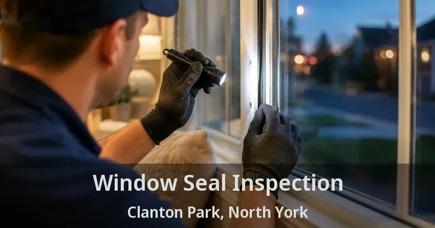Window Seal Inspection Clanton Park, North York - ON