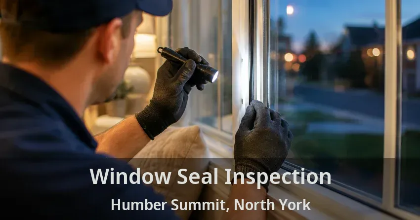 Window Seal Inspection Humber Summit, North York - ON