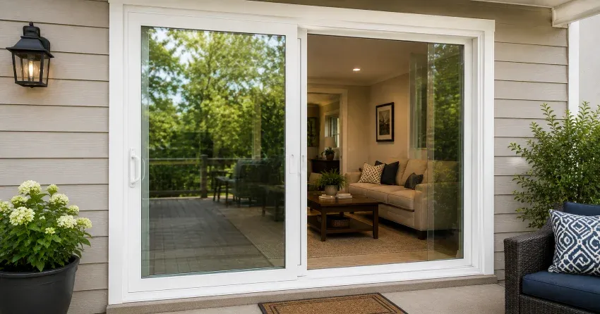 new patio door replacement installed in Jane and Finch, North York home